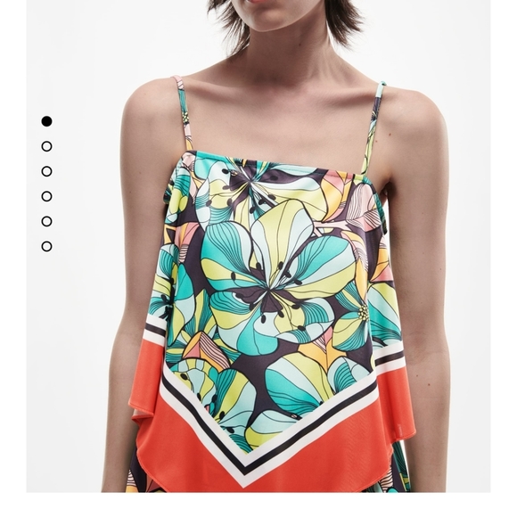 Zara Tops Zara Bandana Printed Top Poshmark
